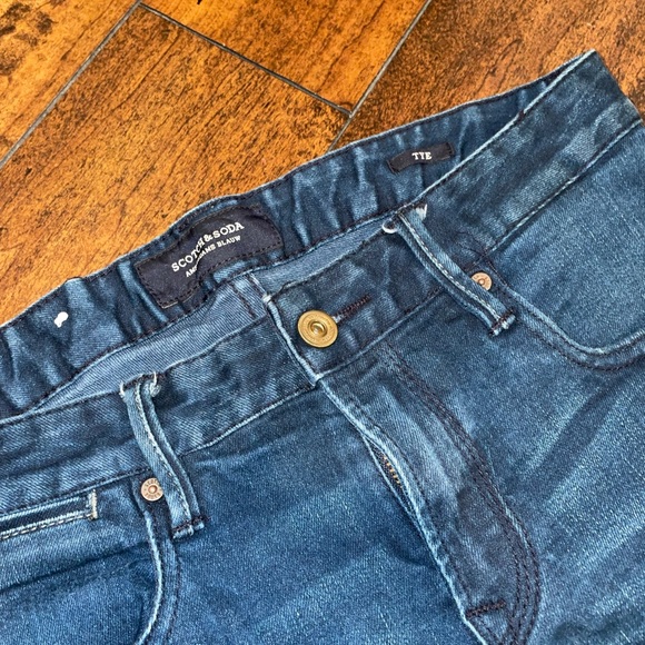 Scotch and soda skinny dark blue jeans - Picture 2 of 5